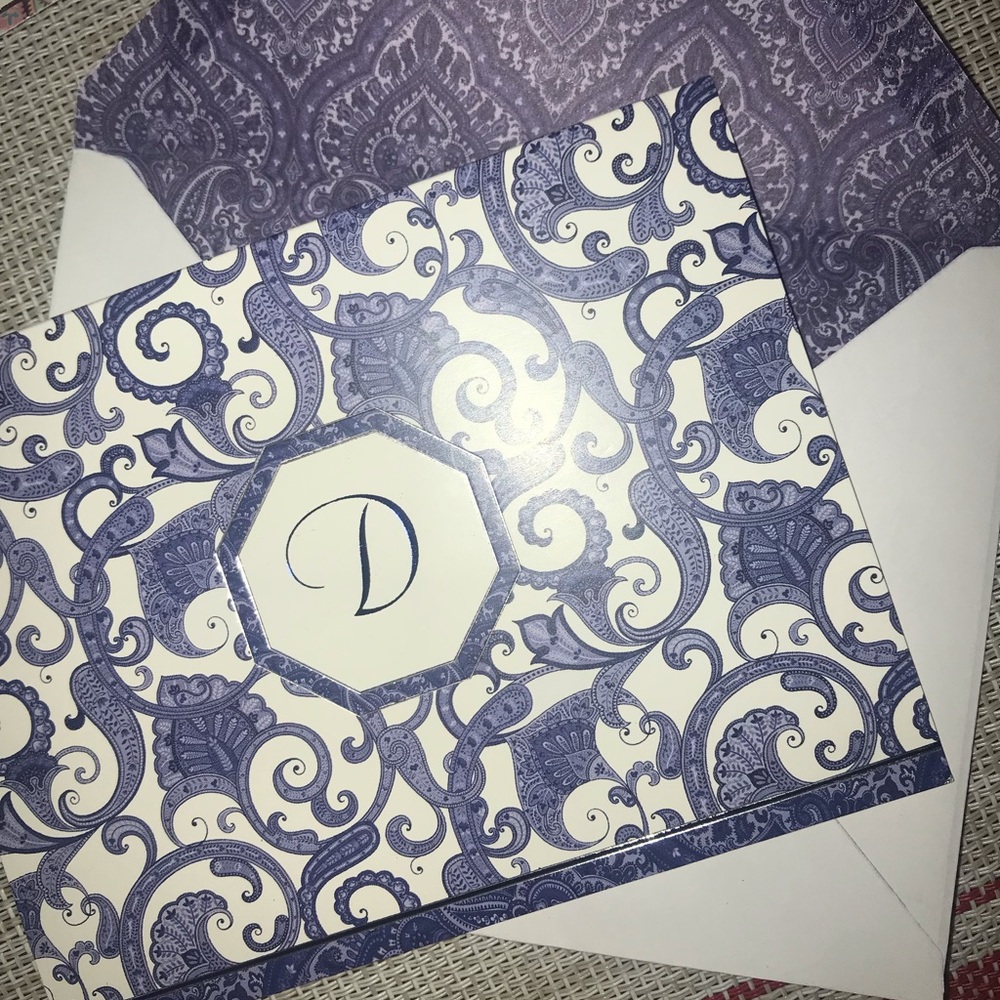 🎄🎁 New Monogram Note Card Sets - Picture 5 of 7